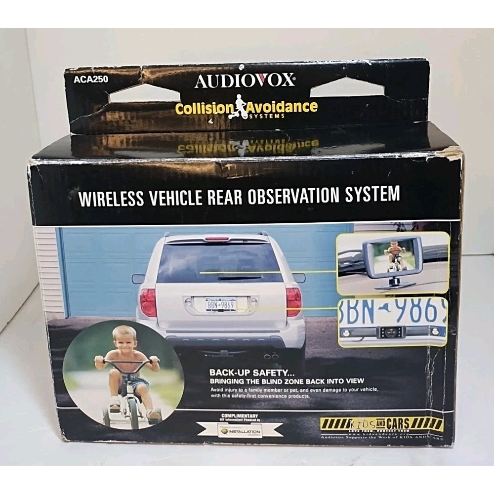 Audiovox 2.5"Wireless‎ Vehicle Rear Observation System Backup System ACA250 New